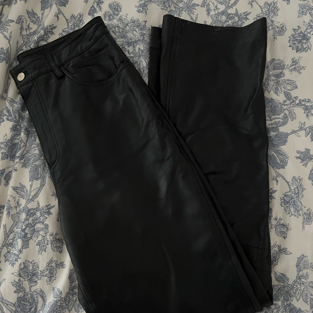 REMAIN BIRGER CHRISTENSEN
Black Straight Leather Pants - Picture 3 of 11